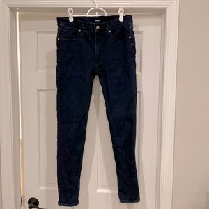 Express midrise skinny jeans size 10 long